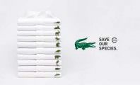 Lacoste change son logo par des espèces menacées !