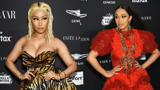 Nicki Minaj réagit à son altercation avec Cardi B et la menace sévèrement ! (Vidéo)