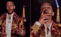 Memphis Depay sort un freestyle légendaire devant la Tour Eiffel ! (Vidéo)