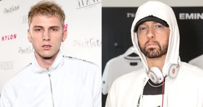 Eminem clashe Machine Gun Kelly en plein concert ! (Vidéo)