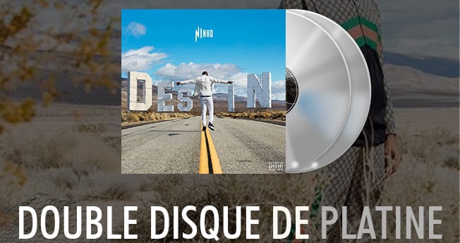L’album « Destin » de Ninho est certifié double disque de platine !