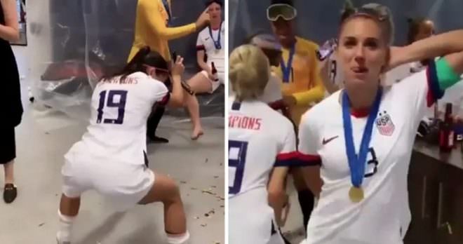 Alex Morgan affole les réseaux sociaux avec deux vidéos après la finale !