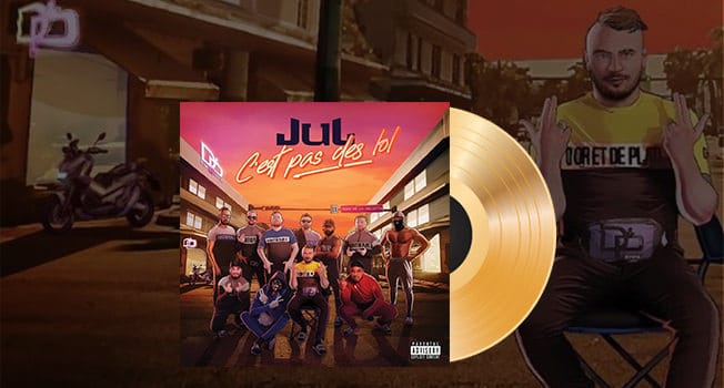 L’album « C’est pas des LOL » de Jul est certifié disque d’or