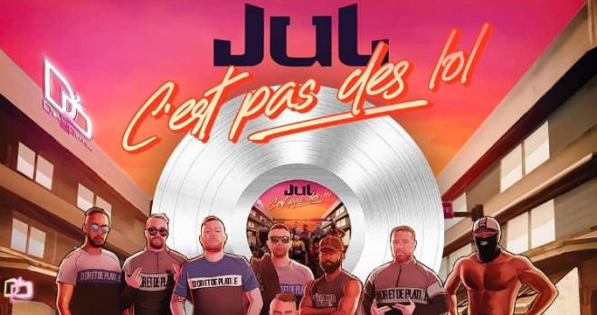 L’album « C’est pas des LOL » de JuL est certifié disque de platine
