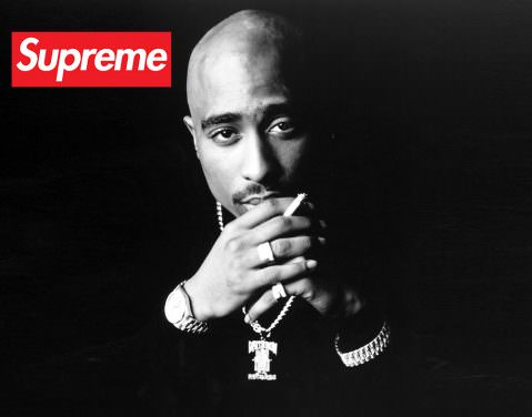 Tupac devient la nouvelle égérie de Supreme