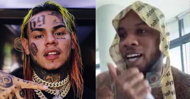 6ix9ine s’assume en tant que balance lors d’un live Instagram de Tory Lanez