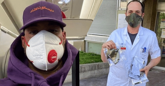 Booba a offert des masques de sa marque DCNTD aux hôpitaux dans le besoin