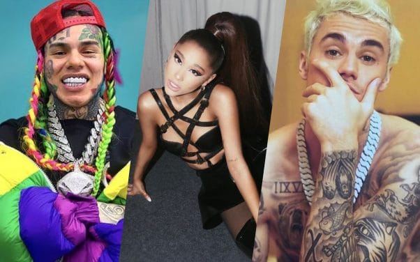 Ariana Grande répond à 6ix9ine suite à ses accusations de tricherie, Justin Bieber s’en mêle