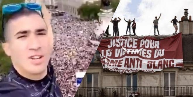 Acrobate94 a escaladé un immeuble pour décrocher la banderole de Génération Identitaire