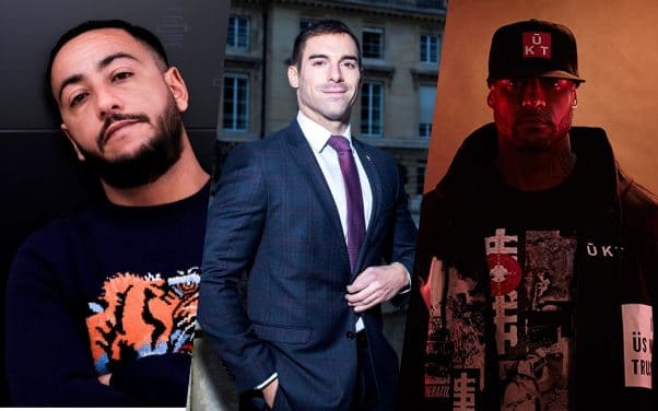 Lacrim et Booba se liguent contre Julien Odoul, Marine Le Pen et Eric Zemmour