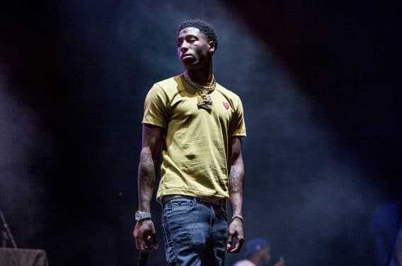 NBA YoungBoy performs at the Lil' WeezyAna Fest at Champions Square on Friday, Aug. 25, 2017, in New Orleans. (Photo by Amy Harris/Invision/AP)