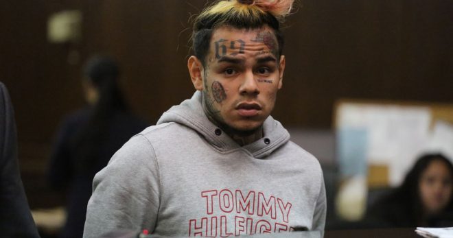 6ix9ine révèle la date de la fin de son assignation