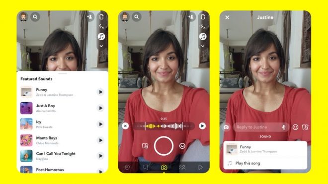 Snapchat va ajouter de la musique à ses snaps comme Instagram
