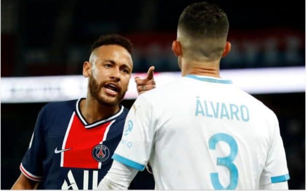 PSG-OM : Neymar est en colère, il accuse Alvaro Gonzalez de racisme