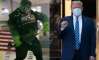 Un Hulk détruit l'étoile de Donald Trump sur le Walk of Fame