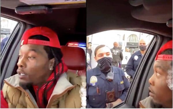 Offset s’est fait arrêter par la police en plein live sur Instagram