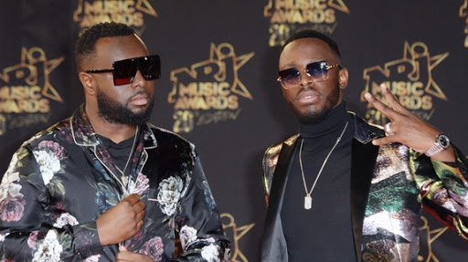 Maitre Gims et Dadju - 20ème cérémonie des NRJ Music Awards au Palais des Festivals à Cannes. Le 10 novembre 2018 © Christophe Aubert via Bestimage