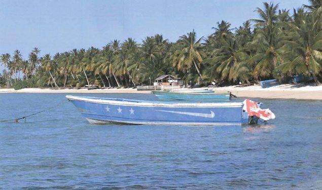 Un bateau fantôme chargé de 650 kilos de cocaïne s’échoue sur une plage des Îles Marshall