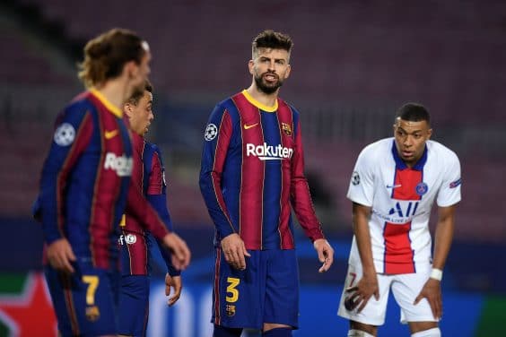 PSG – Barça : Antoine Griezmann et Gérard Piqué se taclent sur le terrain