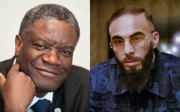 Médine applaudi par le prix Nobel de la paix Denis Mukwege pour son art