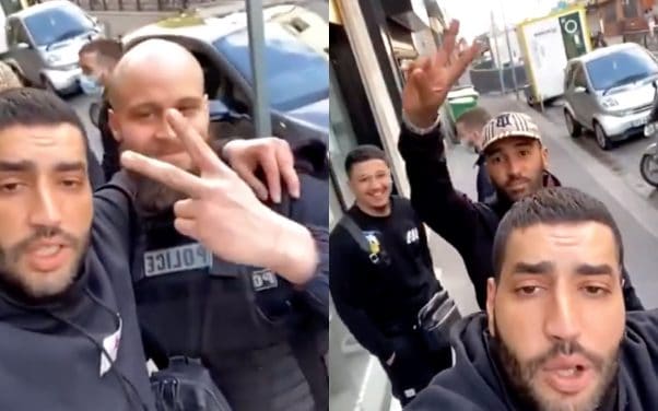 Brulux et Heuss complices avec des policiers, ils font le buzz