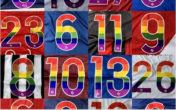 Journée mondiale contre l’homophobie : les maillots de Ligue 1 et Ligue 2 floqués en couleurs arc-en-ciel