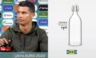 Après le buzz de Ronaldo avec Coca-Cola, Ikea lance la bouteille d'eau « Cristiano »