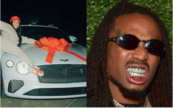 Quavo met en vente la Bentley qu’il a repris à son ex Saweetie