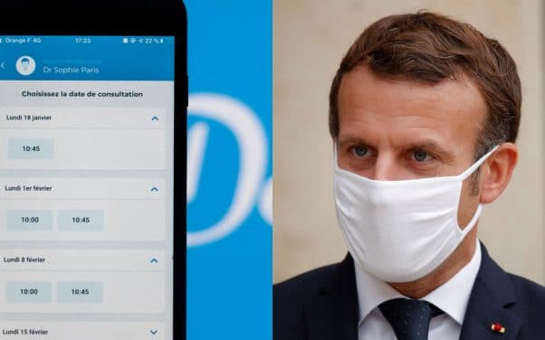 Emmanuel Macron : Doctolib en surcharge depuis son allocution