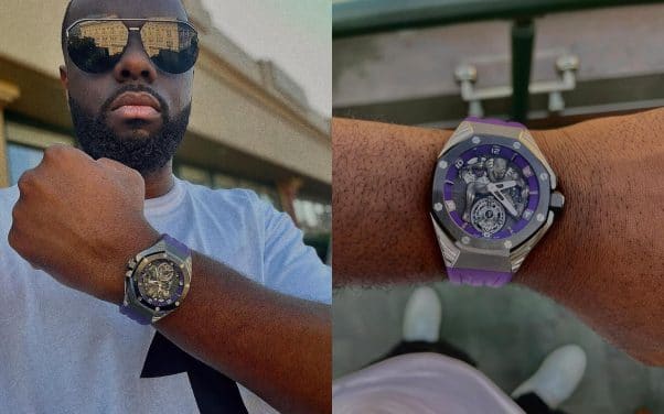 Gims s’offre l’incroyable montre Black Panther d’Audemars Piguet