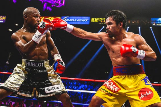 Manny Pacquiao pas là pour l’argent, il vise et tacle Floyd Mayweather