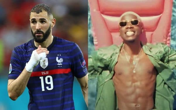 Karim Benzema s’ambiance dans sa Lamborghini sur le dernier tube de MHD