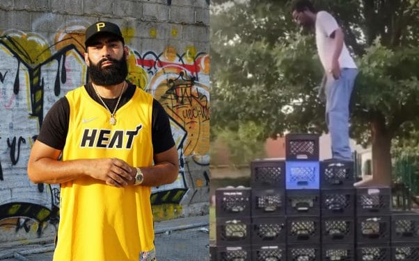 La Fouine se moque du « Milk Crate Challenge », qui fait le buzz aux USA