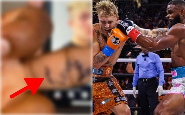 Tyron Woodley tient parole et se tatoue « I love Jake Paul »