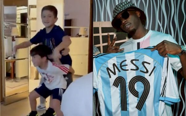 Comme leur père, les enfants de Lionel Messi s’ambiancent sur du MHD