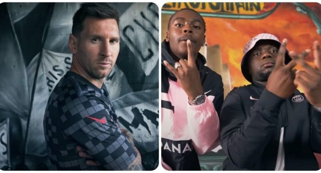 Koba LaD et Zed présentent le 3ème maillot du PSG, avec Messi et Neymar