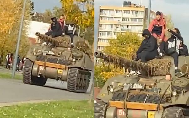 Gambi bientôt de retour, il tourne un clip en tank dans les rues de Roubaix