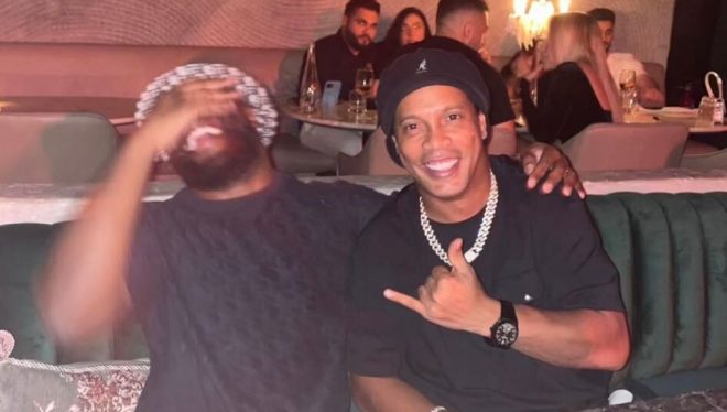 Gradur réalise son rêve d’enfant en passant la soirée avec Ronaldinho