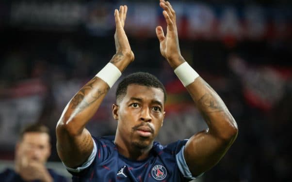 Sport Parc des princes (Paris XVIe), le 19 octobre 2021 3ème journée de ligue des champions Psg-Leipzig Presnel Kimpembe Photo LP / Fred Dugit