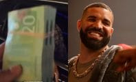Drake distribue des billets dans sa ville natale pour les fêtes