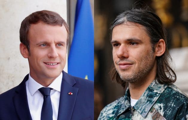 emmanuel macron orelsan