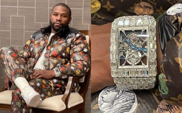 Floyd Mayweather dévoilé sa magnifique montre à 18 millions de dollars pour Noël