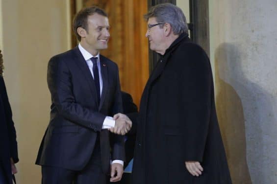 Jean-Luc Mélenchon tacle Emmanuel Macron sur du Nanke