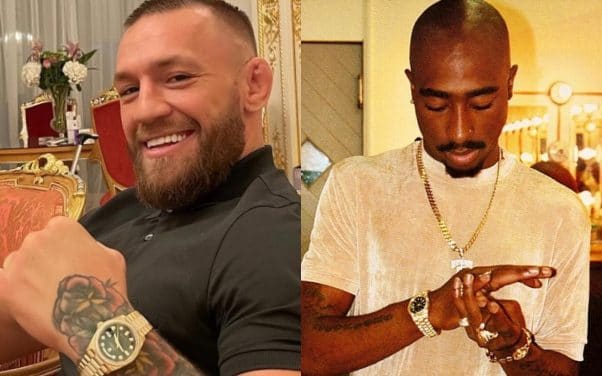 Conor McGregor arbore la même rolex de Tupac à 120 000 dollars