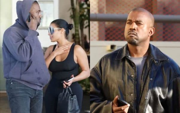 Kanye West oublie son ex Kim Kardashian dans les bras de son sosie