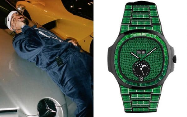 Drake s’offre une montre unique Patek Philippe dessinée par Virgil Abloh