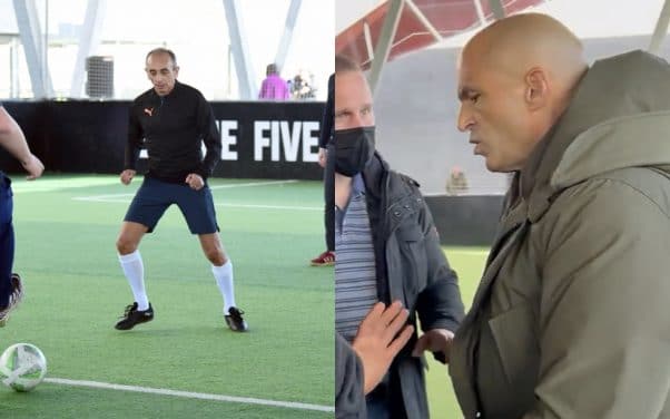 Eric Zemmour viré en plein partie de football par le frère de Zinédine Zidane