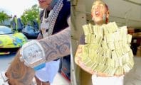 Après avoir affirmé être ruiné, 6ix9ine s'affiche avec une énorme somme d'argent en liquide