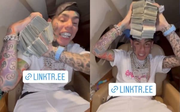 6ix9ine en pleine forme : il se lance dans les NFT et nargue avec sa dentition en diamants