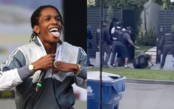 A$AP Rocky libéré sous caution, un policier chute lors de la perquisition de son domicile